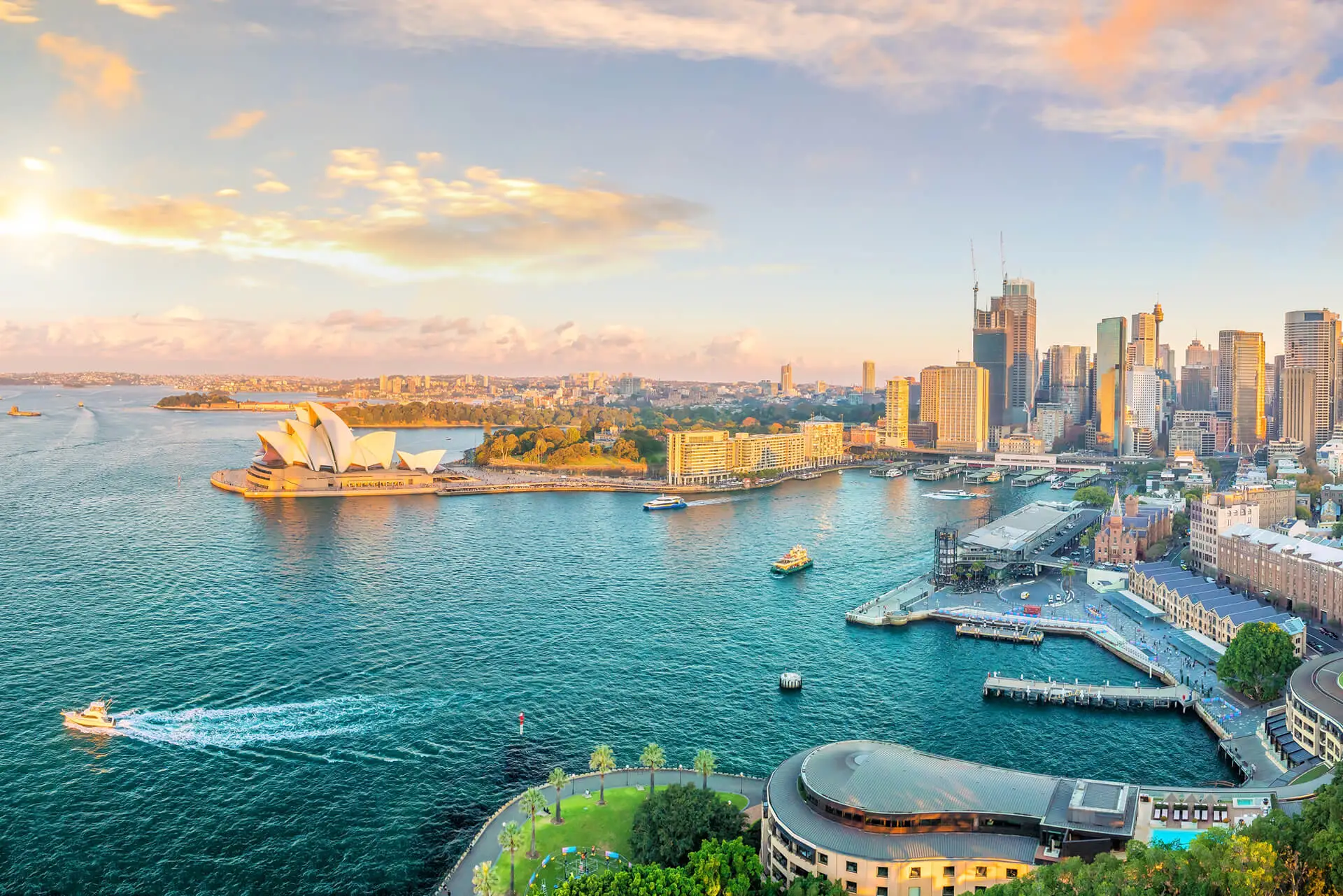 Students collaborating in a modern classroom setting