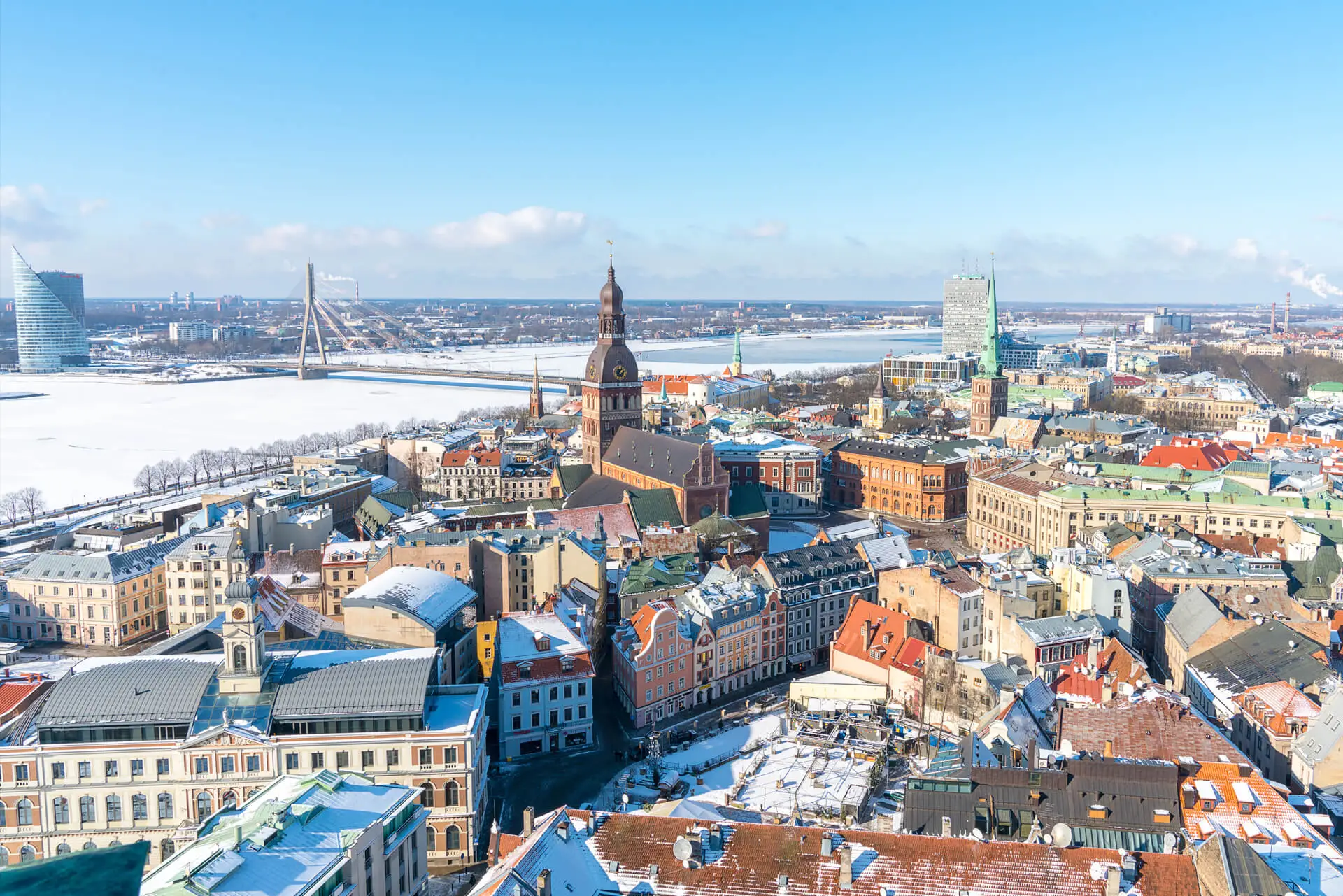 Students collaborating in a modern classroom setting